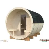 Palmako Anita 1,6+0,7 m2 tynnyrisauna
