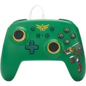 PowerA Hyrule Defender peliohjain, vihreä/valkoinen/keltainen