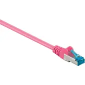 Pro CAT 6A patch-kaapeli, S/FTP (PiMF), magenta