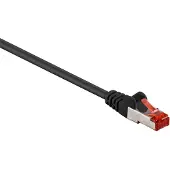 Goobay Patch-kaapeli CAT 6, S/FTP (PiMF), musta, 50 m