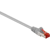 Goobay Patch-kaapeli CAT 6, S/FTP (PiMF), harmaa, 25 m