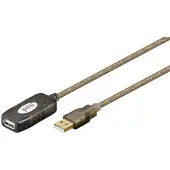 Goobay Aktiivinen USB 2.0 jatkokaapeli, musta