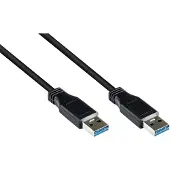 Goobay USB 3.0 SuperSpeed -kaapeli, musta