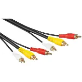 Pro Komponentti (3xRCA) kaapeli - 10m
