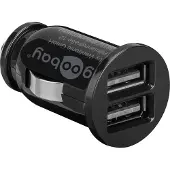 Goobay Dubbel USB-bilsladdare (15,5 W) 15,5 W max. 3,1 A (12/24 V) 2x USB