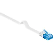 Goobay RJ45 U/UTP Cat6a Ethernet lattakaapeli, 10-GigaBit, 20 m, valkoinen