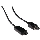 Value DisplayPort -kaapeli, DP - HDMI, M/M, 10 m, 11.99.5784