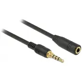 DeLOCK 85633, 3.5mm, Uros, 3.5mm, Uros, 3 m, Musta
