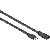 Goobay USB-C-laajennus USB 3.1 sukupolvi 1, musta