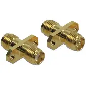 DeLOCK 89957, SMA, RP-SMA, Kulta, Kulta, 50 Ω, -10 - 50 °C, 1,6 cm