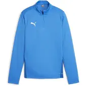 Puma Harjoituspaita Teamgoal 1/4 Vetoketju - Sininen/valkoinen Lapset, koko 140 cm