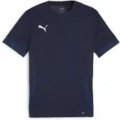 Puma Toiminnallinen paita 'TeamGoal Matchday' marine / valkoinen
