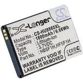 123accu Huawei U8860 Honor Akku 1800 mAh