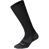 2XU VECTR Light Cushion Full Length Socks Black/Titanium S