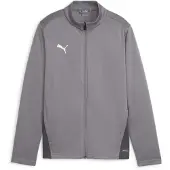 Puma Urheilutakki 'TeamGoal' harmaa / tummanharmaa / valkoinen