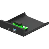 Gembird FDI3-U3C-01, Musta, USB, 120,5 mm, 102,2 mm, 25,5 mm, 200 g