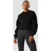 ICANIWILL Everyday Cropped Crewneck Black