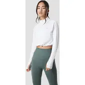 ICANIWILL Define Cropped 1/4 Zip Adjustable White