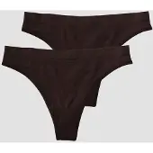 ICANIWILL Everyday Seamless Thong 2-pack Moccha