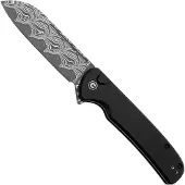 CIVIVI Chevalier II C20022B-DS1 Damascus Black Aluminum, pocket knife