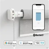 MotionBlinds - Retrofit -moottorin avulla, joka on varustettu Bluetooth-teknologialla