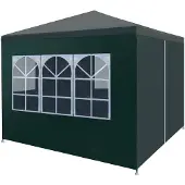 vidaXL Juhlateltta 3x3 m vihreä
