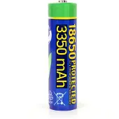 Gembird EG-BA-18650/3350, Ladattava akku, Litiumioni (Li-Ion), 3,7 V, 1 kpl, 3350 mAh, Sininen