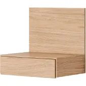 New Works - Tana Wall Mounted Nightstand Oak