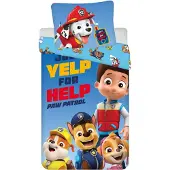Paw Patrol lasten vuodevaatesetti Help, 140x200cm, 2 osaa