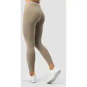 ICANIWILL Define Seamless Logo Scrunch Tights Taupe
