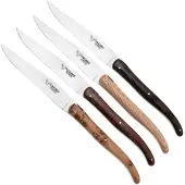 Laguiole En Aubrac 4MC99QFIHK, 4-piece steak knife set, French Wood