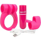 Screaming O Charged Combo Rechargeable Better Sex Couple Kit – Pinkki