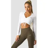 ICANIWILL Scrunch Long Sleeve White