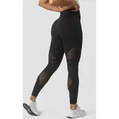 ICANIWILL Queen Mesh Seamless Tights Black