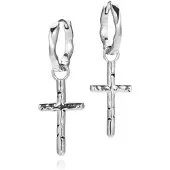 SAMIE Cross Earrings - Silver - ONE SIZE