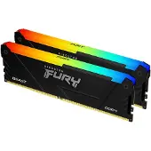 Kingston FURY Beast RGB 32 Gt (2 x 16 Gt) DDR4 3600 MHz, CL18 -muisti (XMP)