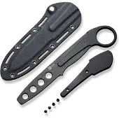 CIVIVI Varius C22009C-1 Black G10 Ring Handle, training knife