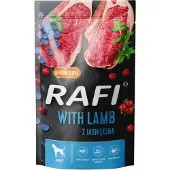 Dolina Noteci Rafi-koiranruoka lampaalla 500 g:n pussissa