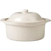 Broste Copenhagen Vig Ovenware With Lid - Beige - 20.5X24X8.5CM