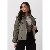 My Essential Wardrobe Miramw Short Trenchcoat - Khaki green - 44