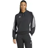Adidas Urheilullinen collegepaita 'Tiro 24' musta / valkoinen