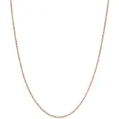 Lykken Basics 9-karaatin 1,1 mm panssari ruusukultakaulaketju 46 cm