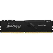 Kingston 4GB (1 x 4GB) FURY Beast, DDR4 3200MHz, CL16, 1.35V, musta