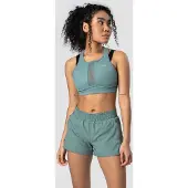 ICANIWILL Mercury Sports Bra Aqua Green