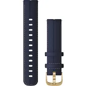 Garmin Pikakiinnitteinen hihna (18 mm) Sininen nahkahihna