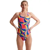 Speedo Allover Digital Leaderback Uimapuku