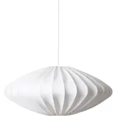 Watt & Veke Ellipse varjostin 80 cm puuvilla Valkoinen