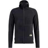 Lundhags Tived Merino Hoodie, välikerros, miehet, musta