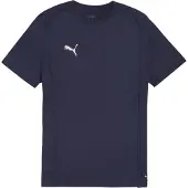 Puma Toiminnallinen paita 'TeamFinal' laivastonsininen / valkoinen