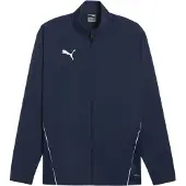 Puma Urheilutakki 'TeamGoal' tummansininen / valkoinen